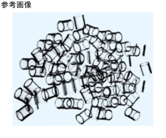 65-8687-21　Glass/Raschichling Diameter 5.0 x Height 5.0 mm 1 Set (100 Pieces)　638-0505