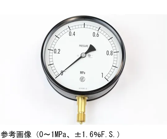 65-4305-26-20　Sealed Pressure Gauge (150Φ) Vertical A Frame with 0.1 MPa Inspection Certificate　BG10-131