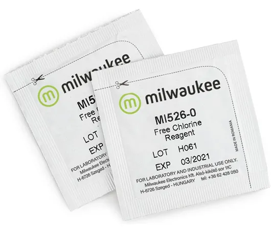 68-0447-35　Reagent free chlorine 25 test for digital water quality tester　Mi526-25