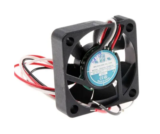63-4894-06　RS PRO Axial Fan, 40 x 40 x 10mm, 7cfm, 1.2W, 12 V dc　619-7037