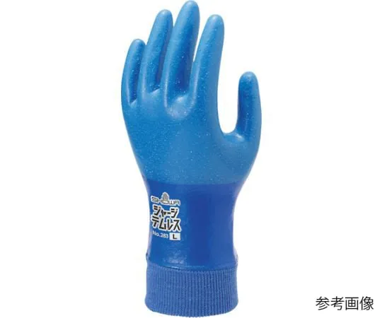 67-6859-24　Polyurethane Gloves No. 283 Jersey Temeless Blue S Size　NO283R-S