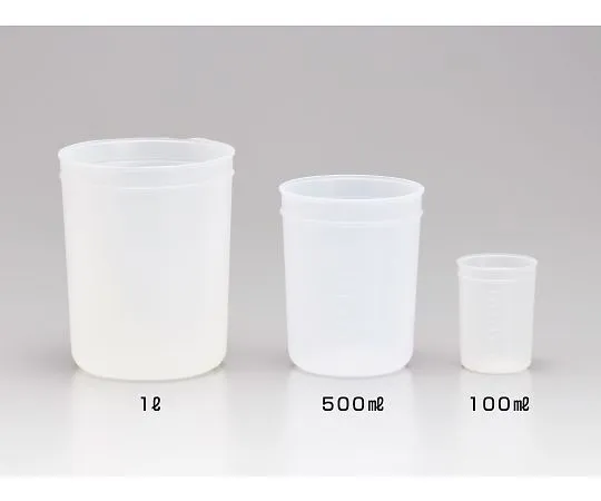 64-3697-72　Antistatic PE Dis Cup 100mL (1000 pcs/case)　31041c