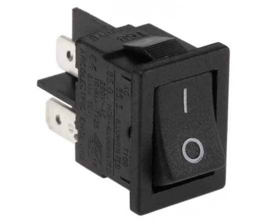 63-4738-38　Arcolectric Double Pole Single Throw (DPST), Latching Rocker Switch Panel Mount　H8550VBACA