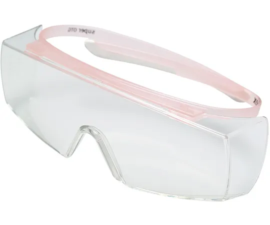 67-6631-27　ANSI/EN Standard Product Safety Goggles x -9169P uvex super OTG Pale Pink (Anti-Fog Finish)　X-9169-412