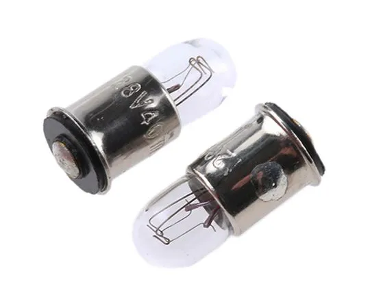 63-4772-10　Midget Flange Indicator Light, Clear, 28 V, 40 mA, 10000h　360-7597