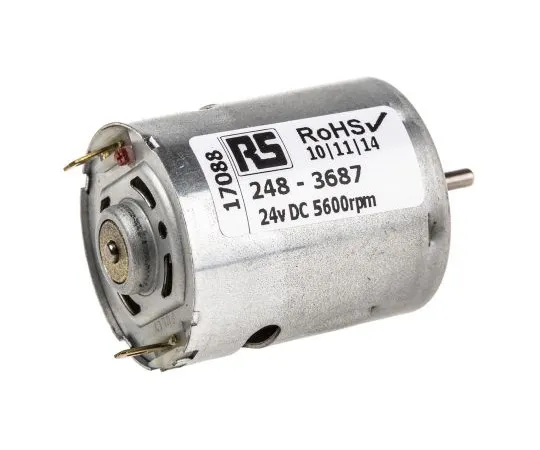 63-4744-99　Mellor Electric Brushed DC Motor, 24 V dc, 2.3 Ncm, 5600 rpm　RS360
