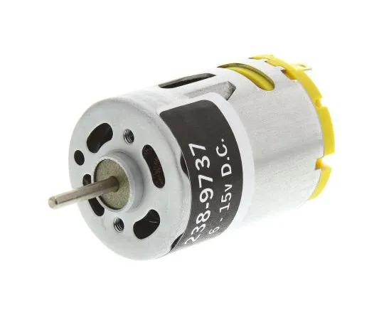 63-4741-65　RS Pro DC Motor, 7.98 W, 6 → 15 V dc, 78.4 gcm, 9869 rpm, 2.31mm Shaft Diameter　238-9737
