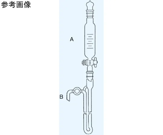65-8678-12　Exchange Chromatography Tube TS Sliding Part 15 Inner Diameter 8 mm 260 mm (Total Length) (For Nitrate Nitrogen Reduction Apparatus)　188-08260