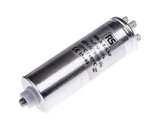 63-4722-78　RS Pro 8μF Polypropylene Capacitor PP 440V ac ±10% Tolerance Screw Mount　196-4674