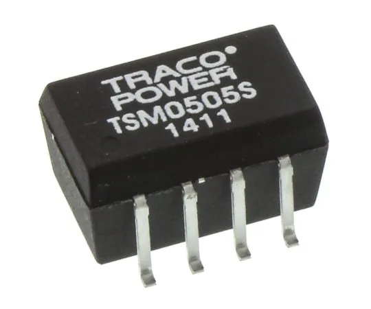 63-4841-01　TRACOPOWER TSM 1W Isolated DC-DC Converter Surface Mount, Voltage in 4.5 → 5.5 V dc, Voltage out 5V dc　TSM 0505S