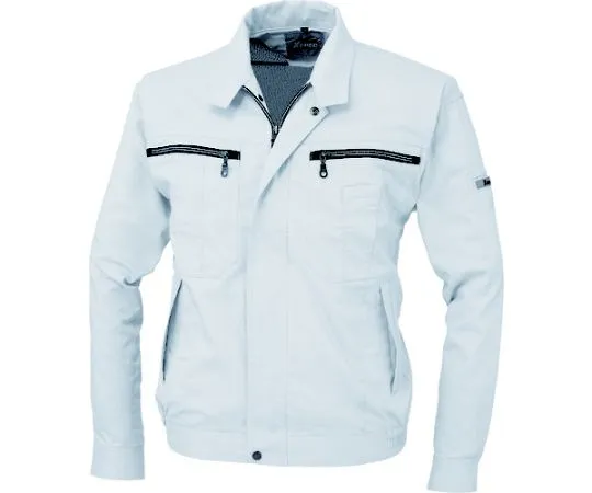 65-8513-35　Long Sleeve Blouson Silver Gray 3L　8894-22-3L