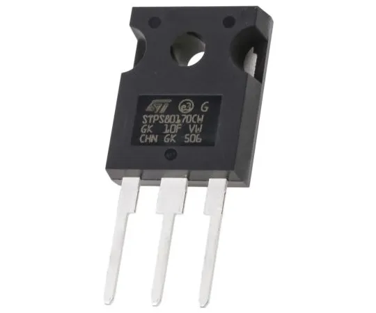 63-4896-84　STMicroelectronics 170V 80A, Dual Schottky Diode, 3-Pin TO-247 STPS80170CW　STPS80170CW
