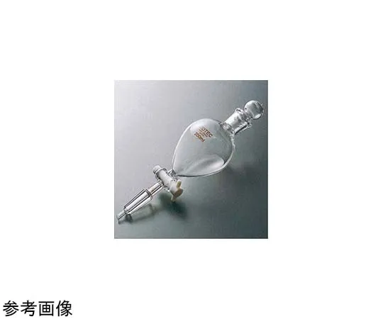 65-6843-10　Round Funnel Separatory 50 mL PTFE Cock Bottom 19/38　2103-01-1