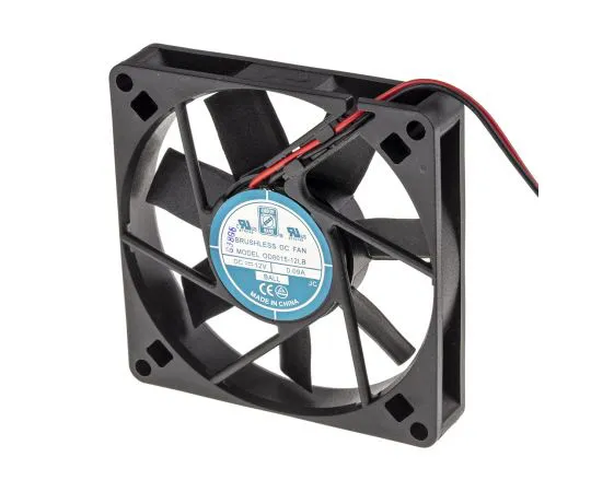 63-4867-42　RS PRO Axial Fan, 80 x 80 x 15mm, 20cfm, 1.1W, 12 V dc　541-4993