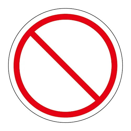 61-3411-28　［Discontinued］PL Warning Display Label (Simple Type) PL-9 (Large)　201009