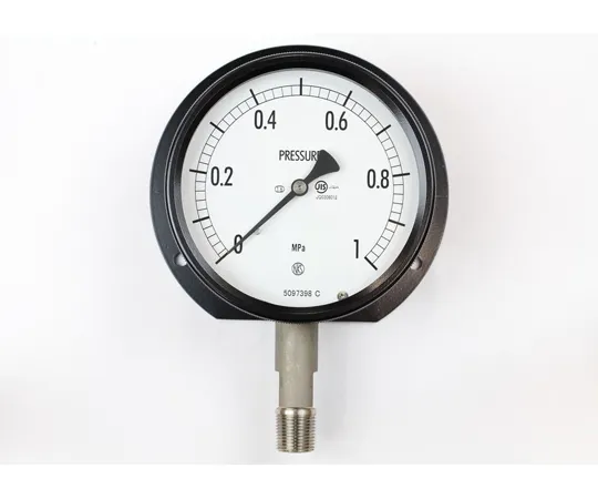 65-4302-31　Sealed Pressure Gauge (100Φ) Vertical B Frame 1 MPa　BE10-283