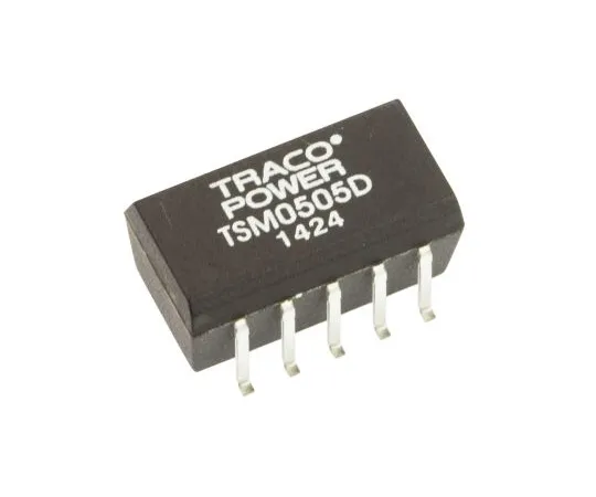63-4841-03　TRACOPOWER TSM 1W Isolated DC-DC Converter Surface Mount, Voltage in 4.5 → 5.5 V dc, Voltage out ±5V dc　TSM 0505D