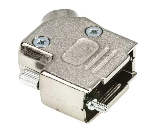 63-4752-40　MH Connectors MHD45ZK Series Zinc Angled D-sub Connector Backshell, 9 Way, Strain Relief　D45ZK9-K