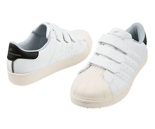 64-0988-98　Safety Shoes Velcro White 22.0 cm　S5172