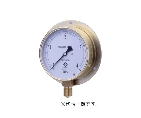 65-3605-04　HNT General Purpose Pressure Gauge Type B Φ75 G3/8 0~0.1MPA　BT38-750.1MPA