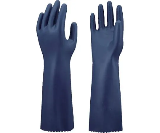 68-4959-97　Nitrile Rubber Chemical Protective Gloves Thick Long Type CN-751 L　CN751-L
