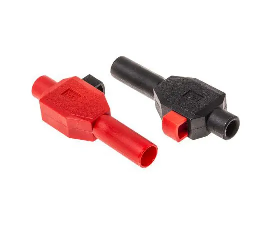 63-4737-41　Black, Red Male Banana Plug Clamp 600V　22.3007-22 22.3007-21