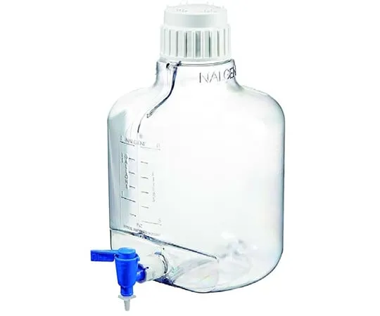 64-7656-81　Round Clear Bottle with Stopcock (PC) 10 L　2317-0020