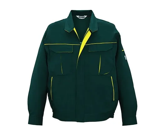 63-1785-55　Long Sleeve Jacket Green x Yellow　2627-22-S