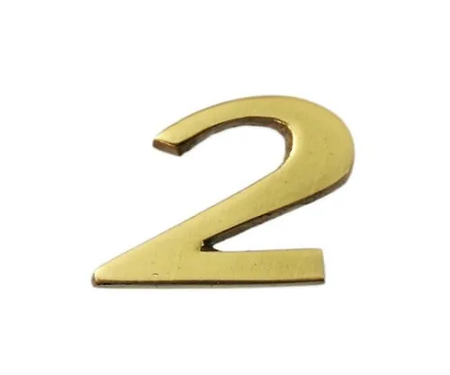61-7430-39　Brass Gold Characters 2　QL20-2