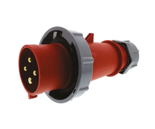 63-4830-99　Mennekes AM-TOP Series, IP67 Red Cable Mount 3P+E Industrial Power Plug, Rated At 32A, 415 V　294