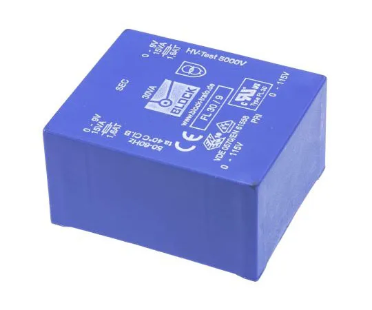 63-4724-94　9V ac 2 Output Through Hole PCB Transformer, 30VA　FL 30/9