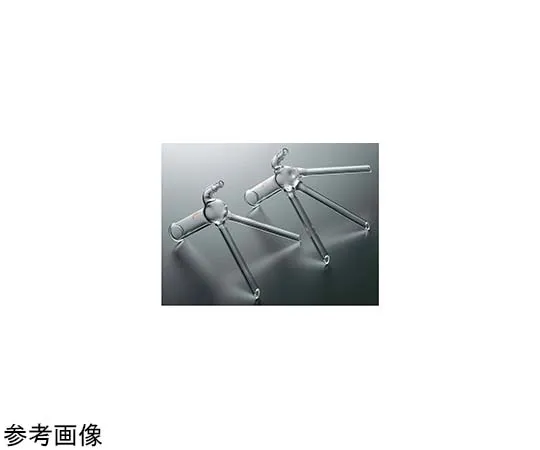 65-6837-19　Adapter (Bifurcated/For Rubber Stopper/For Reducing Pressure) 18 mm　1872-01