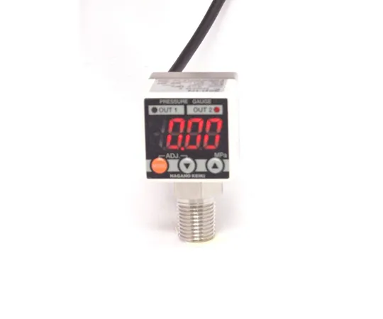 65-4314-33-20　Small Digital Pressure Gauge Analog Output 1~5 V DC -100~100 kPa with Inspection Certificate　GC31-174