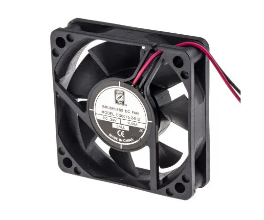63-4867-54　RS PRO Axial Fan, 60 x 60 x 15mm, 12cfm, 1.2W, 24 V dc　541-5182