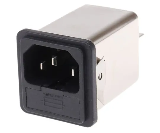 63-4803-30　Male IEC/EN 60939 IEC Filter Snap-In,Faston,Rated At 6A,250 V ac Operating Frequency 0 → 400Hz　FN261S-6-06-10