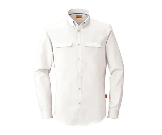 63-1823-58　Unisex Long Sleeve Shirt White　SW555-10-SS