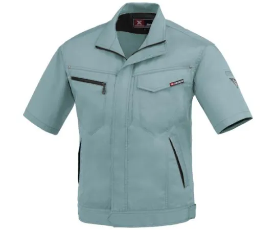 65-8371-61　Short Sleeve Blouson Mist Green 3L　1631-605-3L