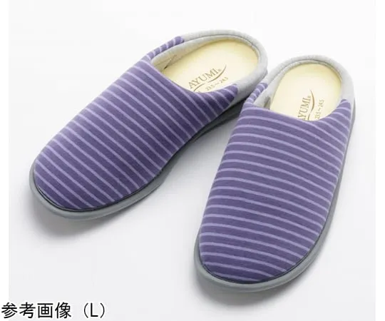 68-9381-81　Nursing Care Shoes Purple M Both Feet　2236
