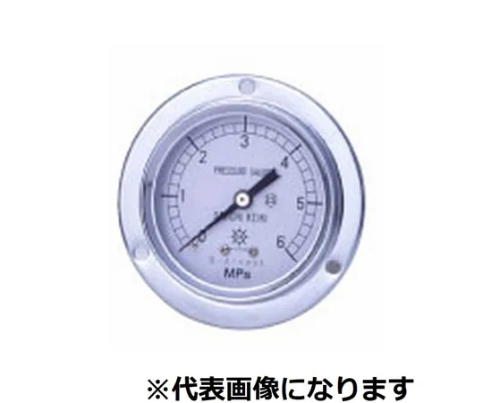 65-3617-60　HNT General-Purpose Coupled Meter for Vibration Resistant D Type φ60 G1/4 -0.1~0.1MPA　FDVU14-600.1-0.1MPA