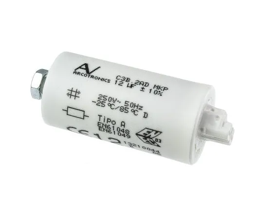 63-4797-39　KEMET 12μF Polypropylene Capacitor PP 250V ac ±10% Tolerance Cable Mount C3B Series　C3B2AD45120B20K