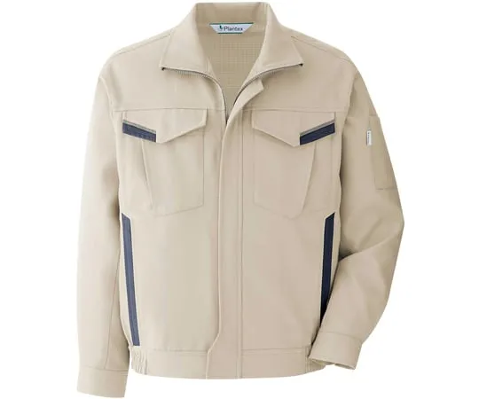 65-1281-57　Work Clothes, VERDEXCEL Long Sleeve Blouson Ivory SS VES2360-UE-SS　VES2360-UE-SS