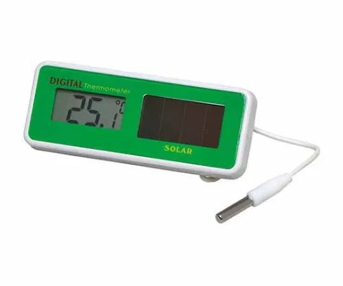 61-6864-93　Solar Thermo Usage -10 - 70℃ () -30 - +70℃ (External Sensor) Within ±1℃ (0 - 50℃)　TD-813