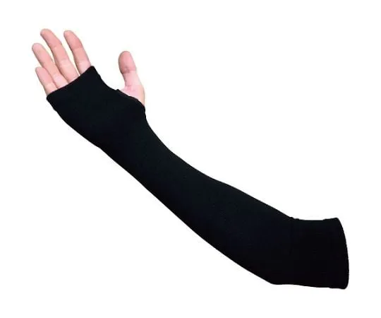63-2404-49　Arm Cover For women Airy Black　NO.TK15-BK