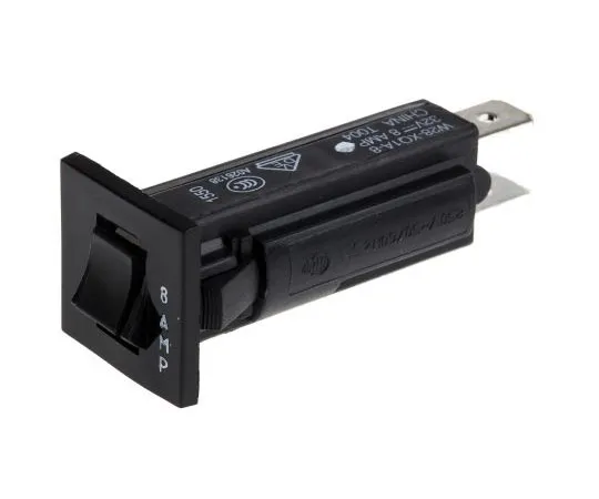 63-4705-38　TE Connectivity SP Pole RCBO, 8A W28, 1000 A　W28-XQ1A-8