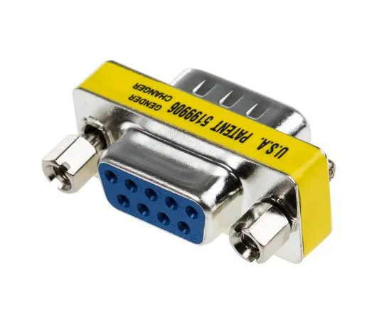 63-4655-79　RS PRO D Sub Adapter Male 9 Way D-Sub to Female 9 Way D-Sub　828-274