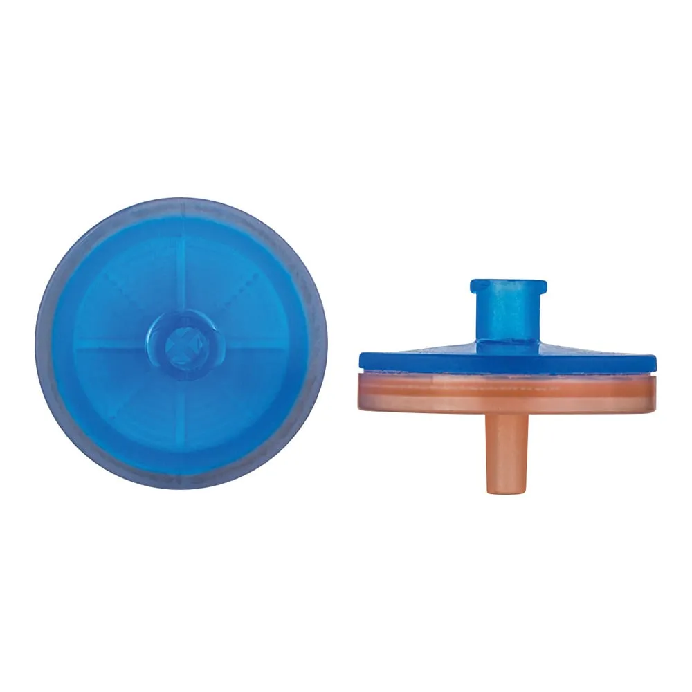 4-4334-01　Syringe Filter (Glass Fiber + PET/CHROMAFIL) 0.2 Um Phi 25 mm Blue/Orange 100 Pieces　729032
