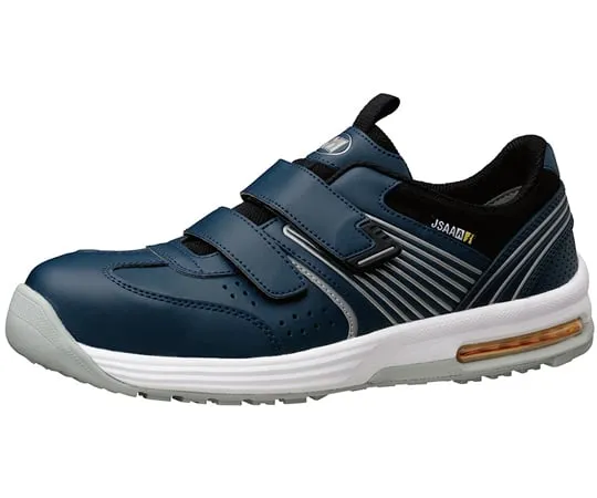 67-6618-56　［Discontinued］JSAA Class A Certified Sneakers with Toe Box Air HG ISA-805 Electrostatic Navy 22.0 cm　ISA-805S-NV-22.0