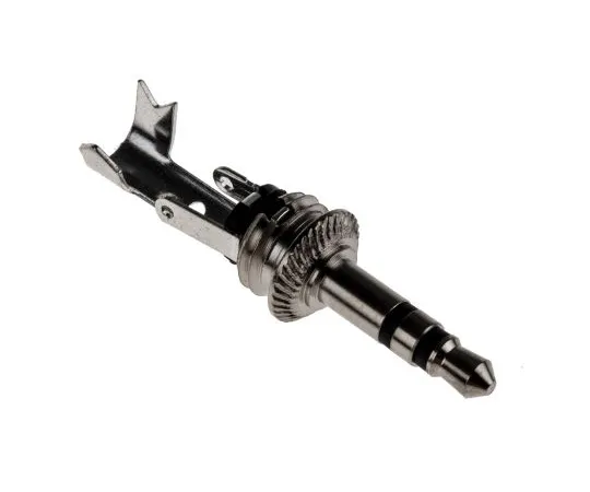 63-4783-19　RS PRO 3.5 mm Cable Mount Stereo Jack Jack Plug, 3 Pole　395-1119
