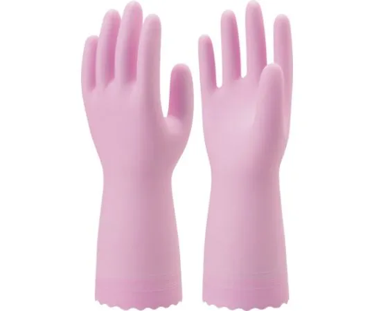 67-6858-48　PVC Gloves Nice Hand Mew Thin Pink M Size　NHMIU-MP