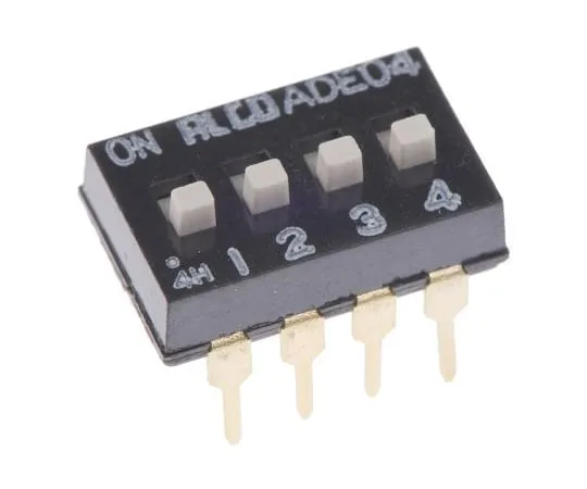 63-4909-63　4 Way Through Hole DIP Switch 4P　ADE0404